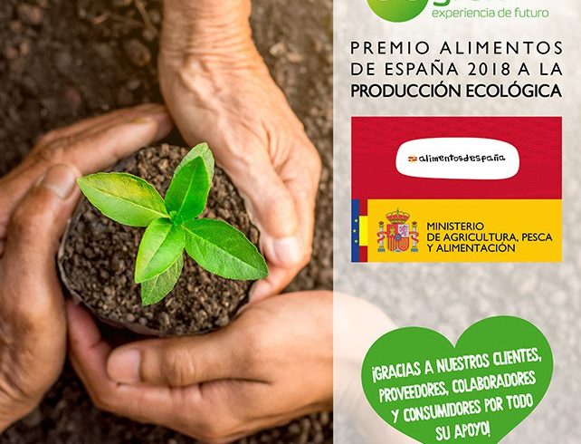 BIOGRAN reciba el Premio “Alimentos de España 2018” A la Producción Ecológica