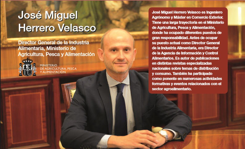 Entrevista a José Miguel Herrero Velasco, Director General de la Industria Alimentaria, Ministerio de Agricultura, Pesca y Alimentación
