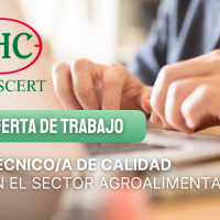 OFERTA DE TRABAJO | Únete a SOHISCERT como Técnico/a de Calidad en el Sector Agroalimentario